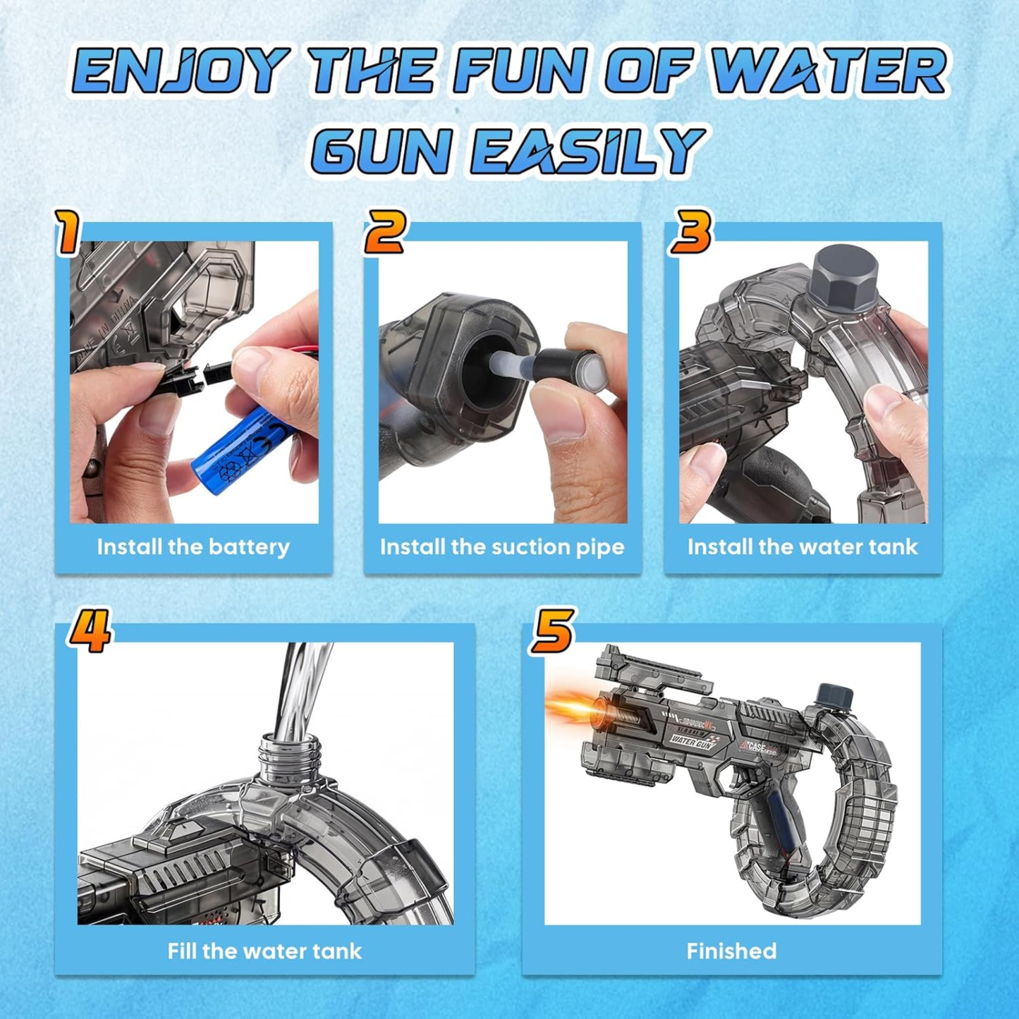 Pistola de Agua Eléctrica